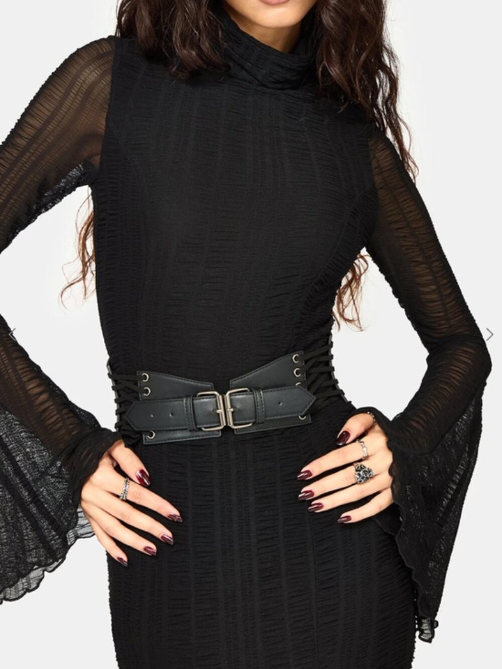 Mortika Laced Corset Waist Belt